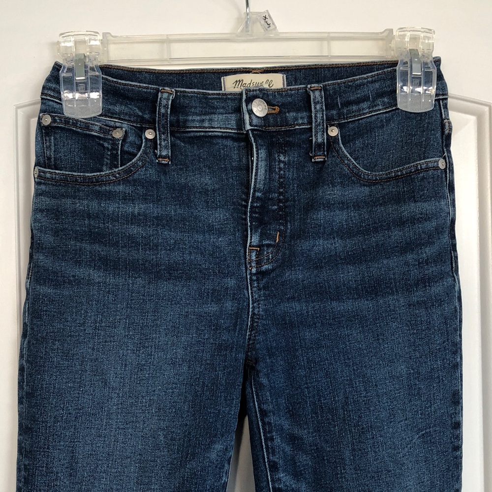 Madewell Mid-Rise Kick Out Women's Jeans Size 26 Blue Denim Stretch Nice Shape